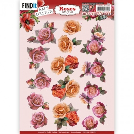 Amy Design knipvel rozen CD11922 (Locatie: 1704)