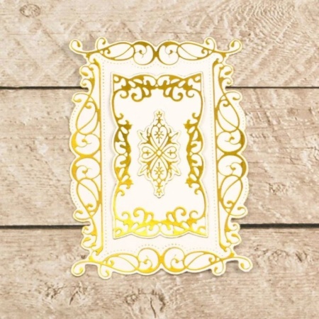 Couture Creations Nesting Rectangular Flourished Frames snij- foil- en embosmal CO726466 (Locatie: i075)