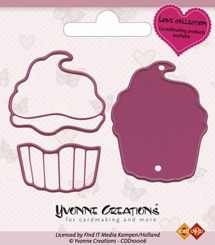 Yvonne Creations snij- embosmal Cupcake CDD10006 (Locatie: Q011)
