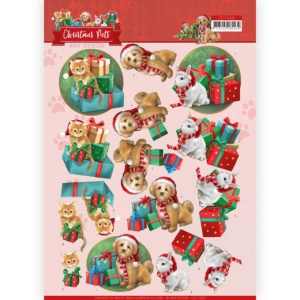 Amy Design knipvel kerstmis huisdieren CD11526 (Locatie: 5021)