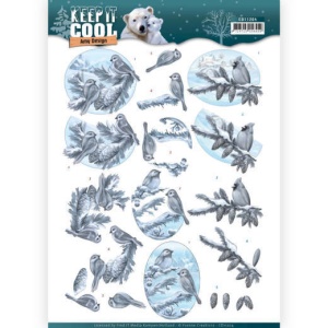 Amy Design knipvel winter vogels CD11204 (Locatie: 2606)