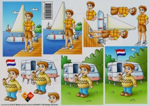 Card Deco knipvel ontspanning nr. CD10007 (Locatie: 5003)