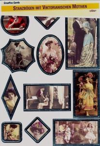 Creative cards 6 stansvellen victoriaanse motieven 30501 (Locatie: 6730)
