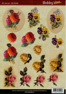 Hobby Idee knipvel bloemen HI-0039 (Locatie: 5702)
