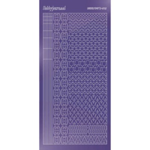 Hobbydots stickervel glanzend paars STDM129 (Locatie: N263)