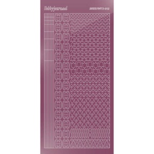 Hobbydots stickervel glanzend violet STDM126 (Locatie: N266)