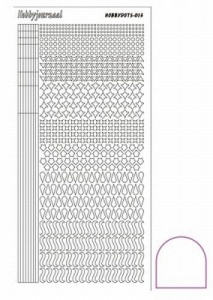 Hobbydots stickervel wit STDA133 (Locatie: G284 )