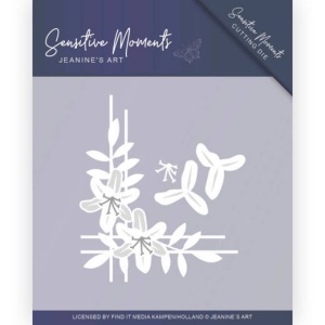 Jeanine's Art snij- en embosmal Sensitive Moments Lily Corner JAD10099 (Locatie: M126)