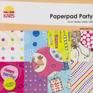 Kars Paperpad Party, 24 vel, 15.2 x 15.2 cm 117000/001 (Locatie: s2)