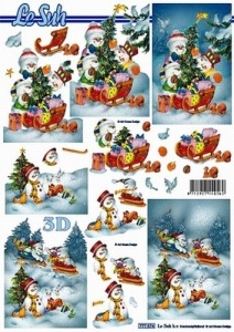 Le Suh knipvel sneeuwpoppen 777574 (Locatie: 5562)