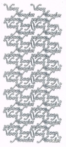 Le Suh sticker zilver "Voor Moeder" 690285 (Locatie: X104)
