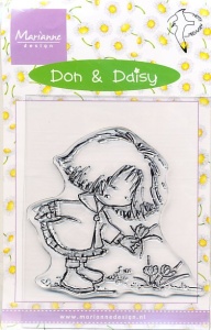 Marianne Design Clear stamp Daisy finding a crocus DDS3317 (Locatie: U364 )