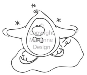 Marianne Design Clear stamp fairy love winter SF1103 (Locatie: H326 )