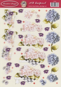 Marieke's Design knipvel bloemen 2376 (Locatie: 1755)