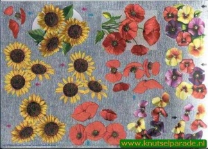 Metallic knipvel bloemen 111740410 (Locatie: 2446)