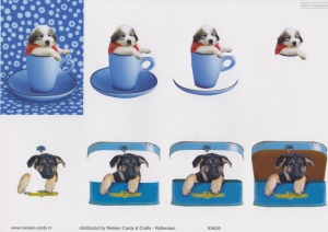 Nielsen Cards knipvel honden KA005 (Locatie: 5836)
