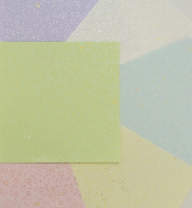 Origami papier, 18 vel, 6 kleuren, 150 x 150mm
