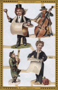 Poezieplaatjes Muzikanten Nostalgisch MLX001 (Locatie: MP024 )