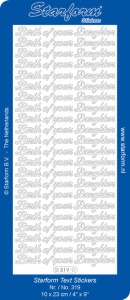 Starform sticker goud birth of your daughter 319 (Locatie: C243)