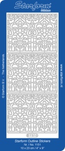 Starform stickervel goud 1151 (Locatie: g160)