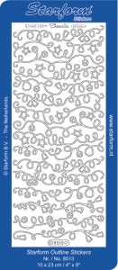 Starform stickervel kerst goud 8513 (Locatie: H197)