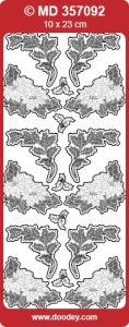 Stickervel goud blaadjes MD357092 (Locatie: u085)