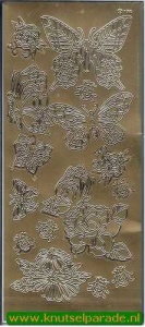 Stickervel jeje goud 174 (Locatie: M49 )