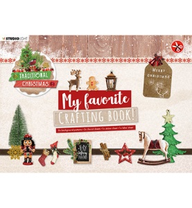 Studio Light A4 Crafting Book Traditional Christmas STANSBLOKSL96