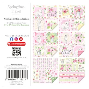 The Paper Boutique Springtime Travel Topper Pad PBSP1008