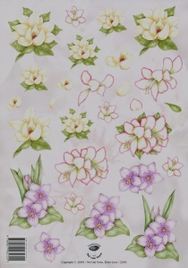 Tierelantijntje knipvel bloemen 2318 (Locatie: 355)