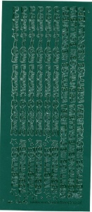 Voorbeeldkaarten stickervel donker groen 3043 (Locatie: H254 )