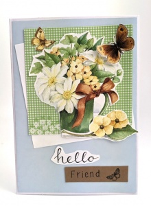 Wenskaart 'Hello Friend'