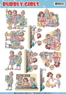 Yvonne Creations Bubbly Girls knipvel huishouden CD11216 (Locatie: 1616)