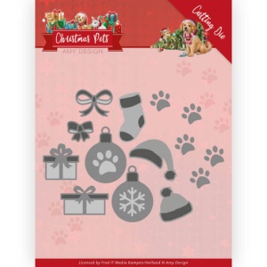 Amy Design snijmal Christmas Pets - Christmas Decorations ADD10215 (Locatie: M042)