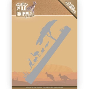 Amy Design snijmal Wild Animals - Landscape ADD10205 (Locatie: M049)