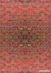 Barto Design achtergrondpapier A4 bakstenen donkerrood 130002 (Locatie: 1462)