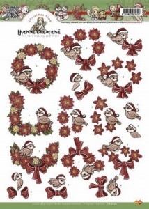 Card Deco knipvel kerst CD10229 (Locatie: 0201)