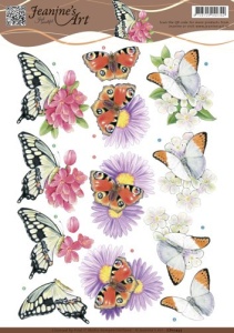 Jeanine's Art knipvel vlinders CD10933 (Locatie: 4625)