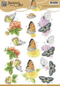 Jeanine's Art knipvel vlinders CD10936 (Locatie: 2393)