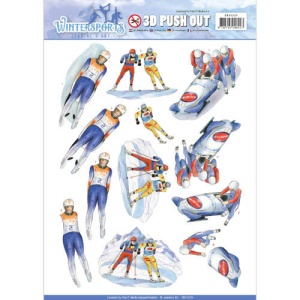 Jeanine's Art stansvel wintersport SB10229 (Locatie: 4329)