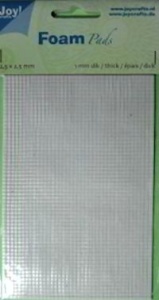 Joy!Crafts foampads mini 0.5 mm dik, 2.5x2.5mm 6500/0010
