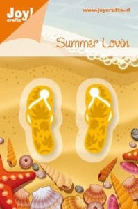 Joy! Crafts snij- en embosstencil slippers 6002/0177 (Locatie: C379)
