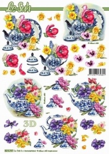 Le Suh knipvel Bloemen in theepot 8215767 (Locatie: 0620)