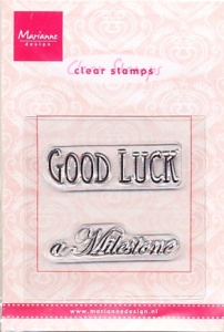 Marianne Design Clear stamp Good Luck/a Milestone CS0884 (Locatie: NN024)