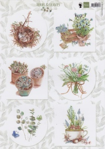 Marianne Design knipvel Herbs & Leaves EWK1254 (Locatie: 2932)