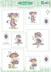 Marianne Design knipvel snoesjes spring 3DHM 0053 (Locatie: 5836)