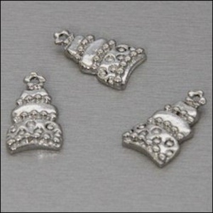 My Treasure bedel nikkelkleur Taart 2 stuks 04109 (Locatie: K3)