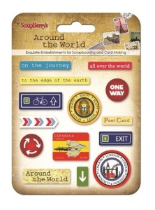 Scrapberry's stickers Around The World (Locatie: nn247)