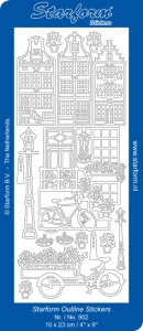Starform sticker Amsterdam goud 902 (Locatie: i564)