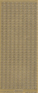 Starform sticker randje strikje goud 1239 (Locatie: T113)